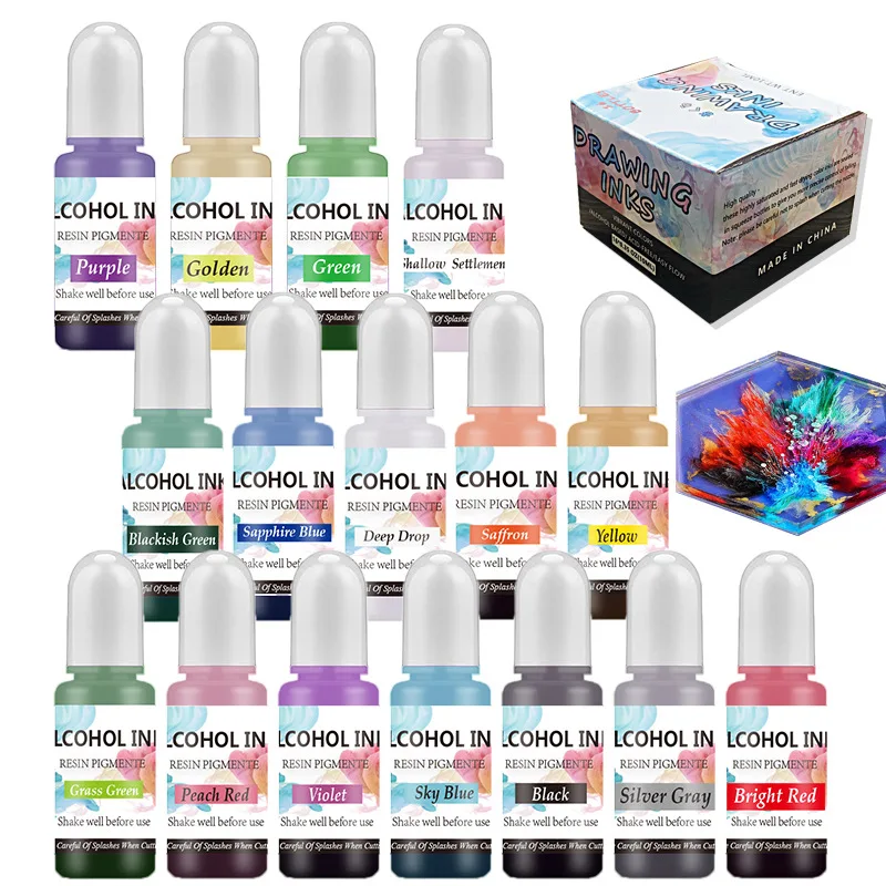 Epoxy Uv Resin Kit - Farbe Pigment Set Für Epoxidharz DIY