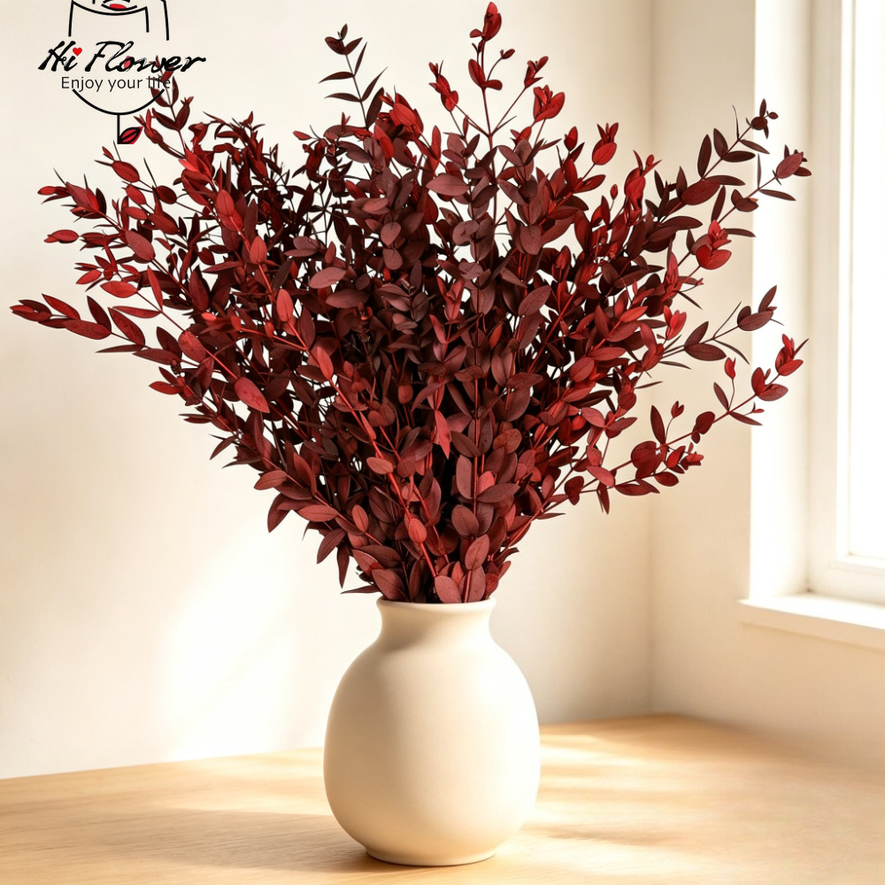 Dried Flower Bulk - Natürliche Getrocknete Blumen Eukalyptus-Bouquet Boho Vasenfüllung