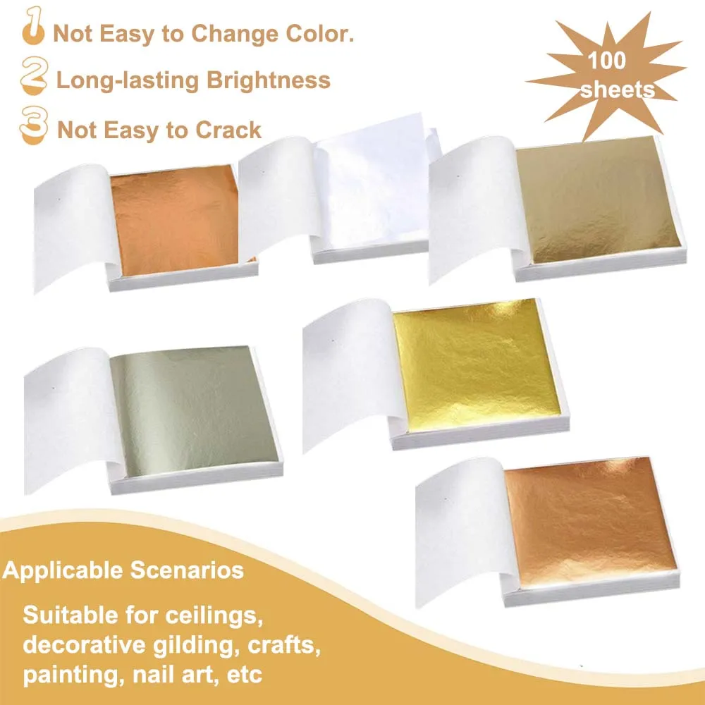 100 Stück Nachahmung von Golds – Gold Foil Flakes Bewertung und Preis
