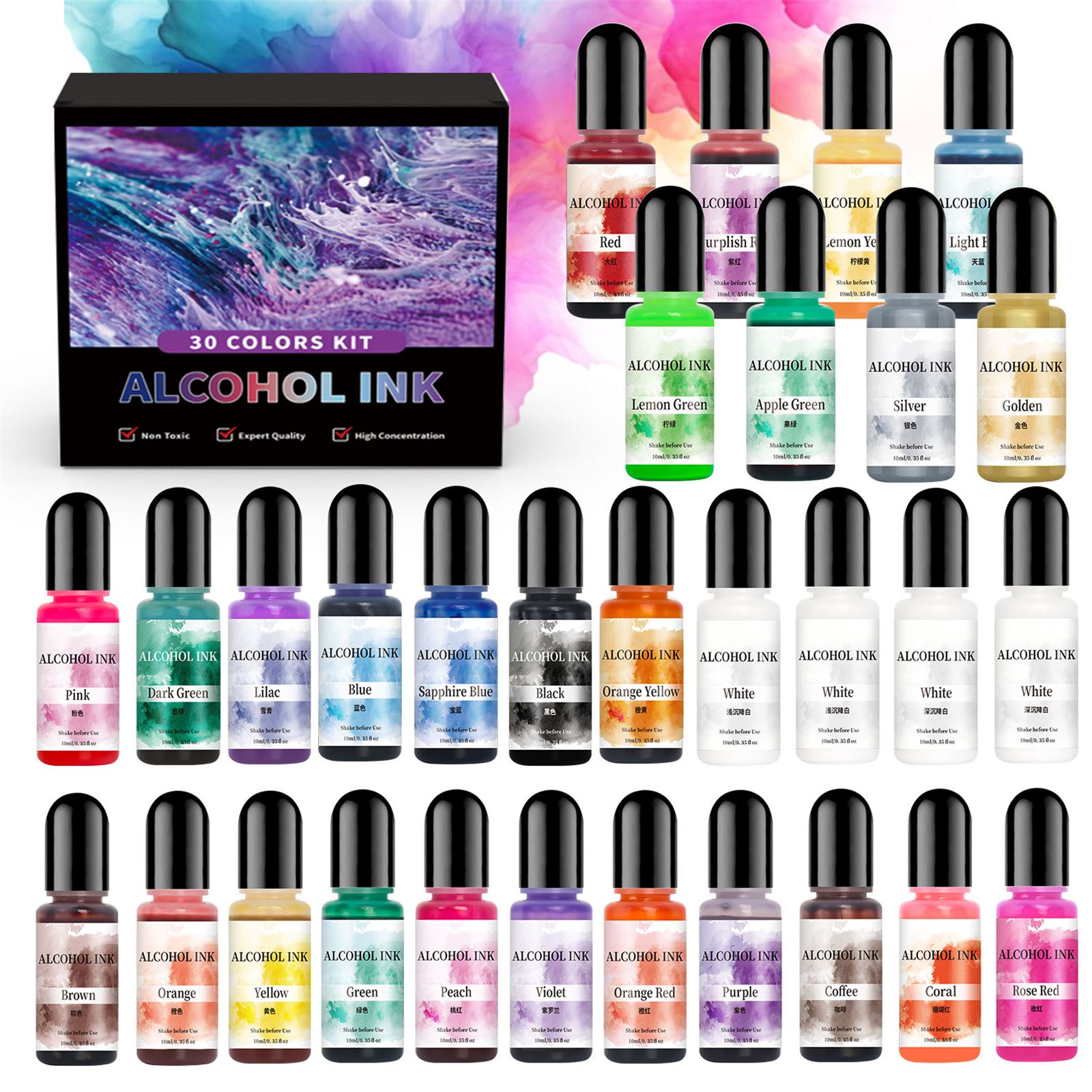 10 ml Essenz Harz Alkohol Flüs – Resin Dye Alcohol Bewertung und Preis