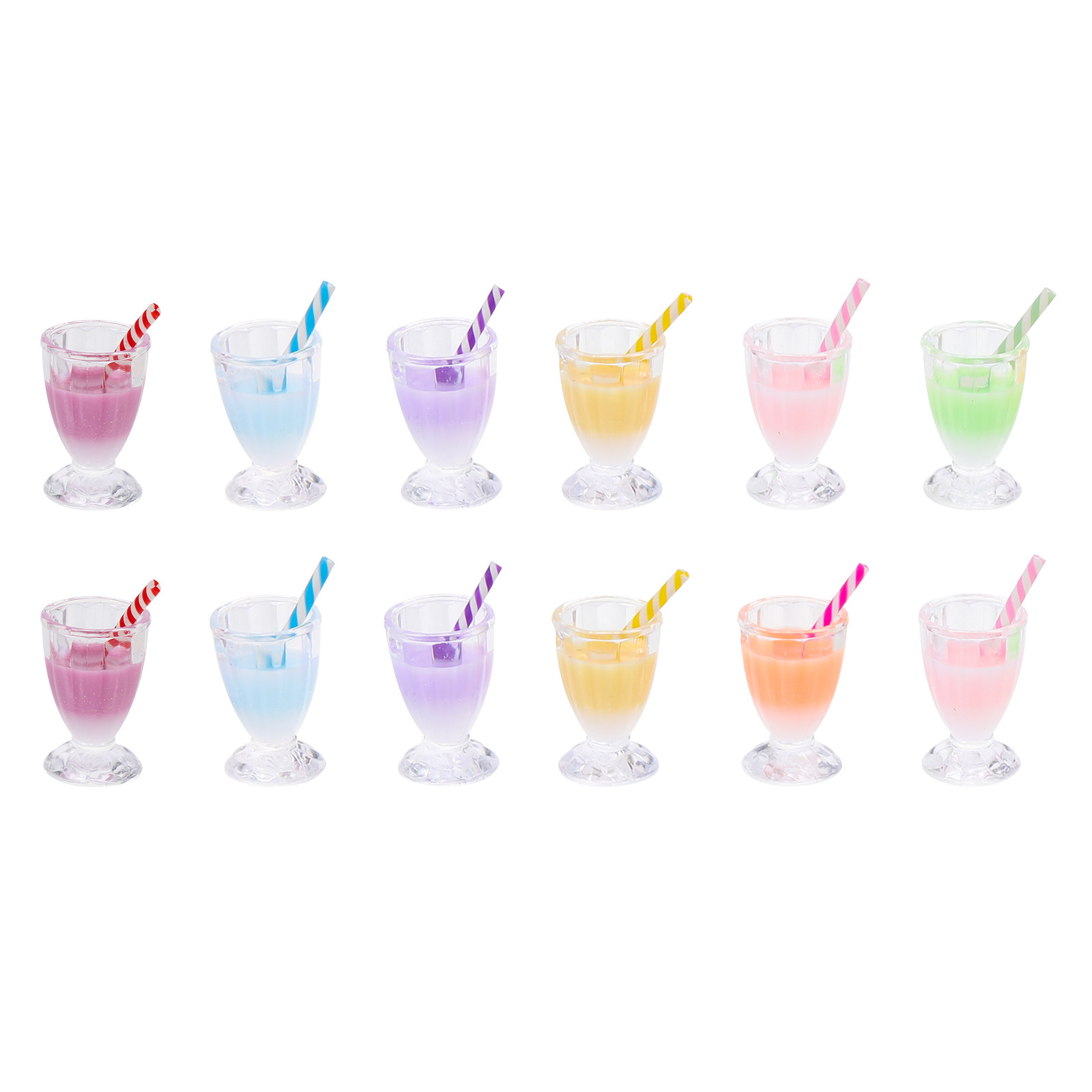 12 Stück Milchtee-Flaschen-Anh – Resin Crafts Diy Bewertung und Preis