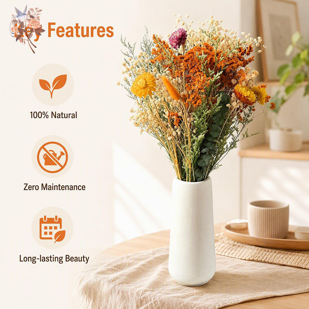 Herbstlicher Trockenblumenstra – Dried Flower Bulk Bewertung und Preis