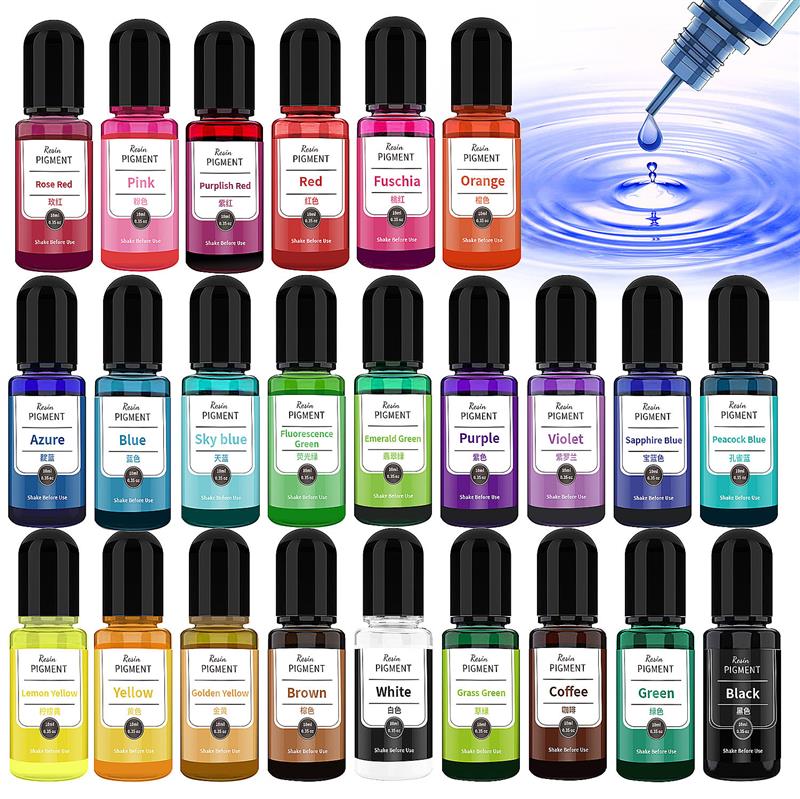 24 farbe Kunst Tinte Alkohol H – Resin Dye Alcohol Bewertung und Preis